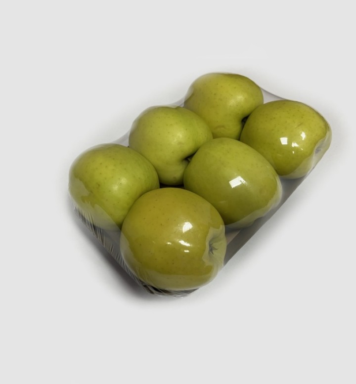 Jabłko tacka 6 sztuk – zielono-żółte